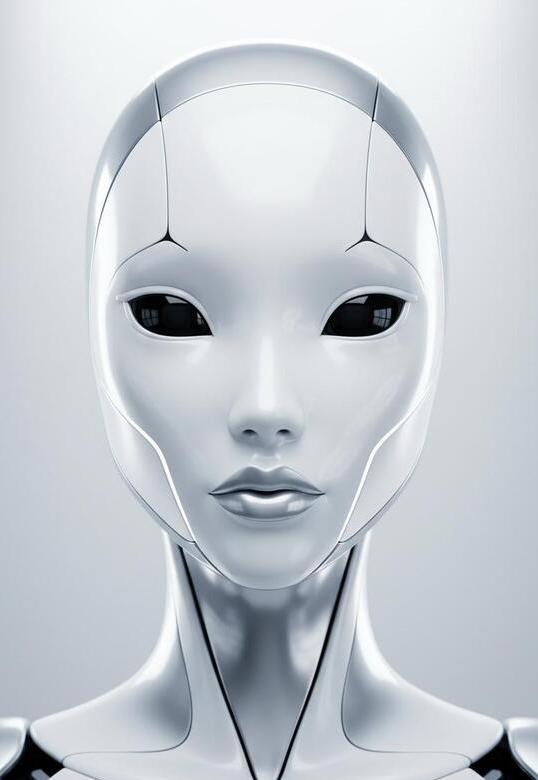 Futuristic AI avatar robot representing digital human technology